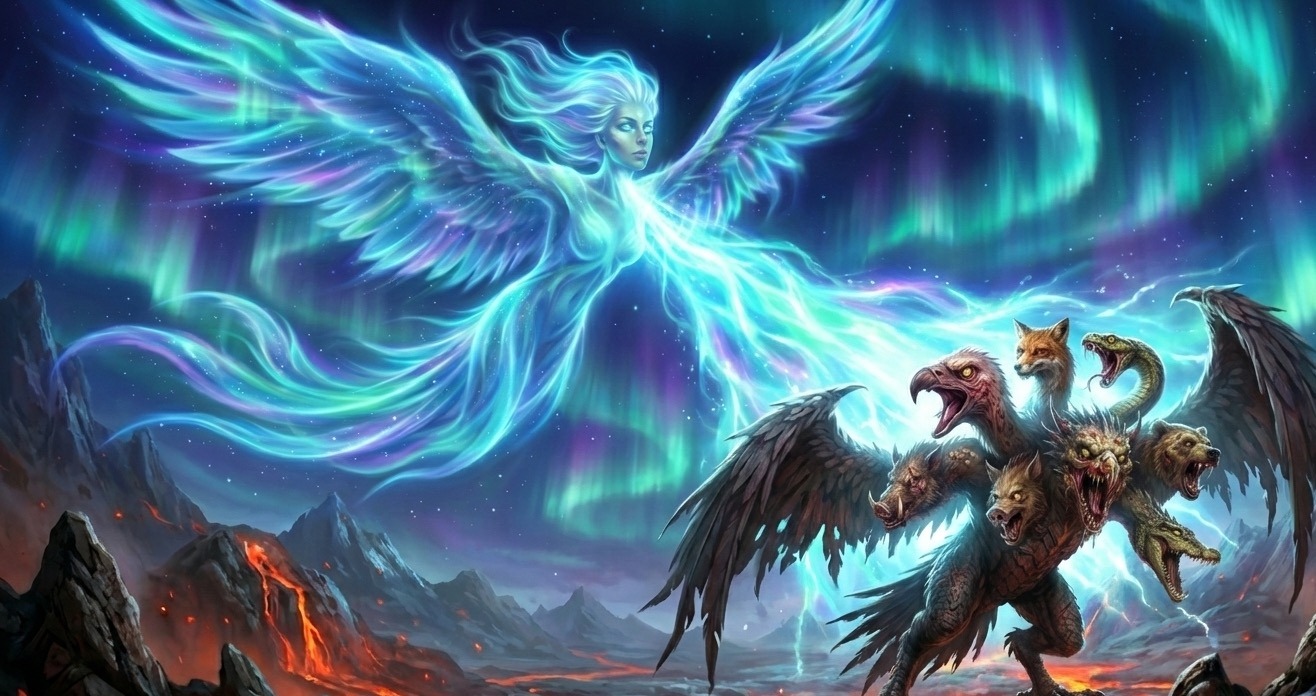 AURLOA adventures key art — the spirit descends