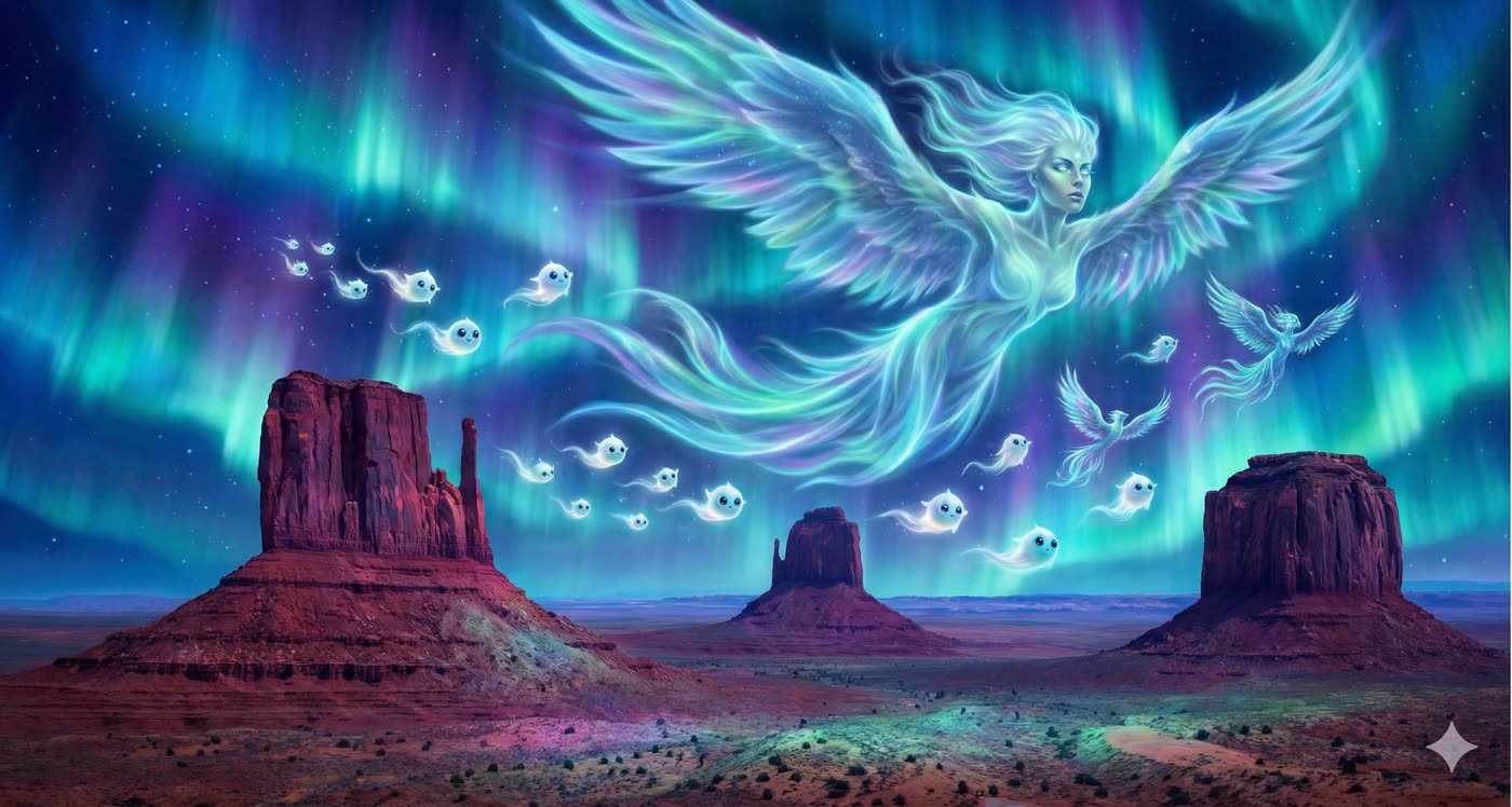 AURLOA concept art — light over the valley
