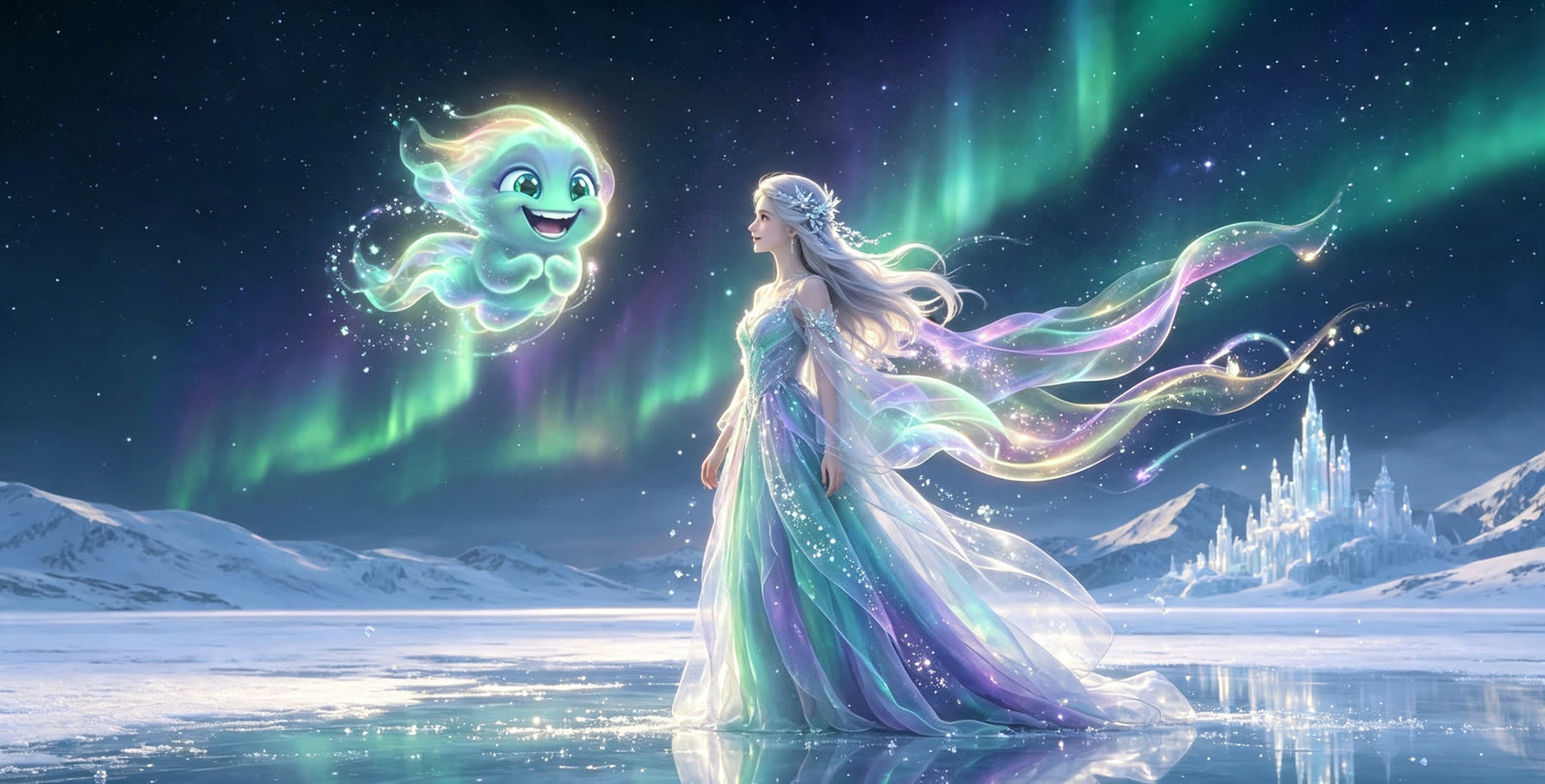 AURLOA concept art — beneath the northern lights
